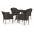 Набор уличный T707ANS Y350-W53 4Pcs Brown          AFN_T707ANS_Y350-W53_4Pcs_Brown    