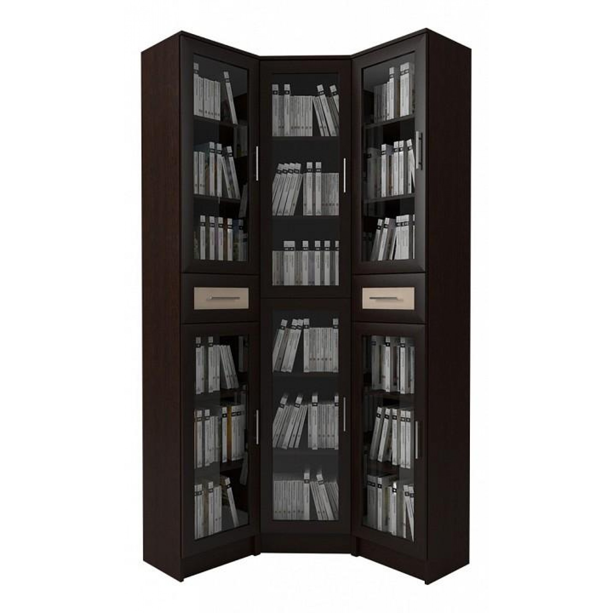 Шкаф книжный Мебелайн-22    MLN_B-MN-022