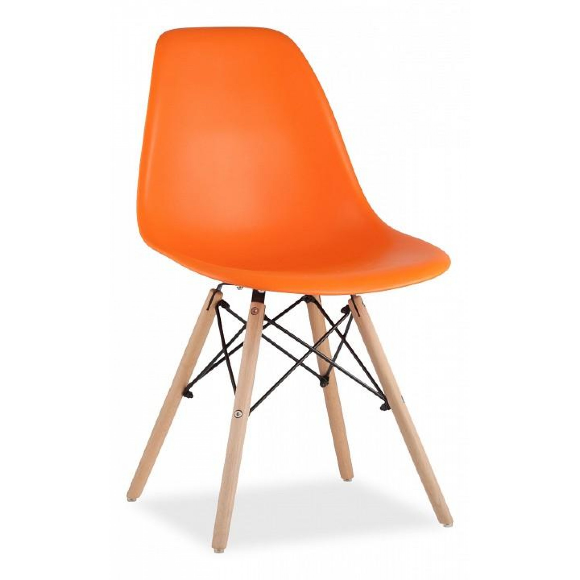 Стул Eames Wood    SGR_8056PP_ORANGE