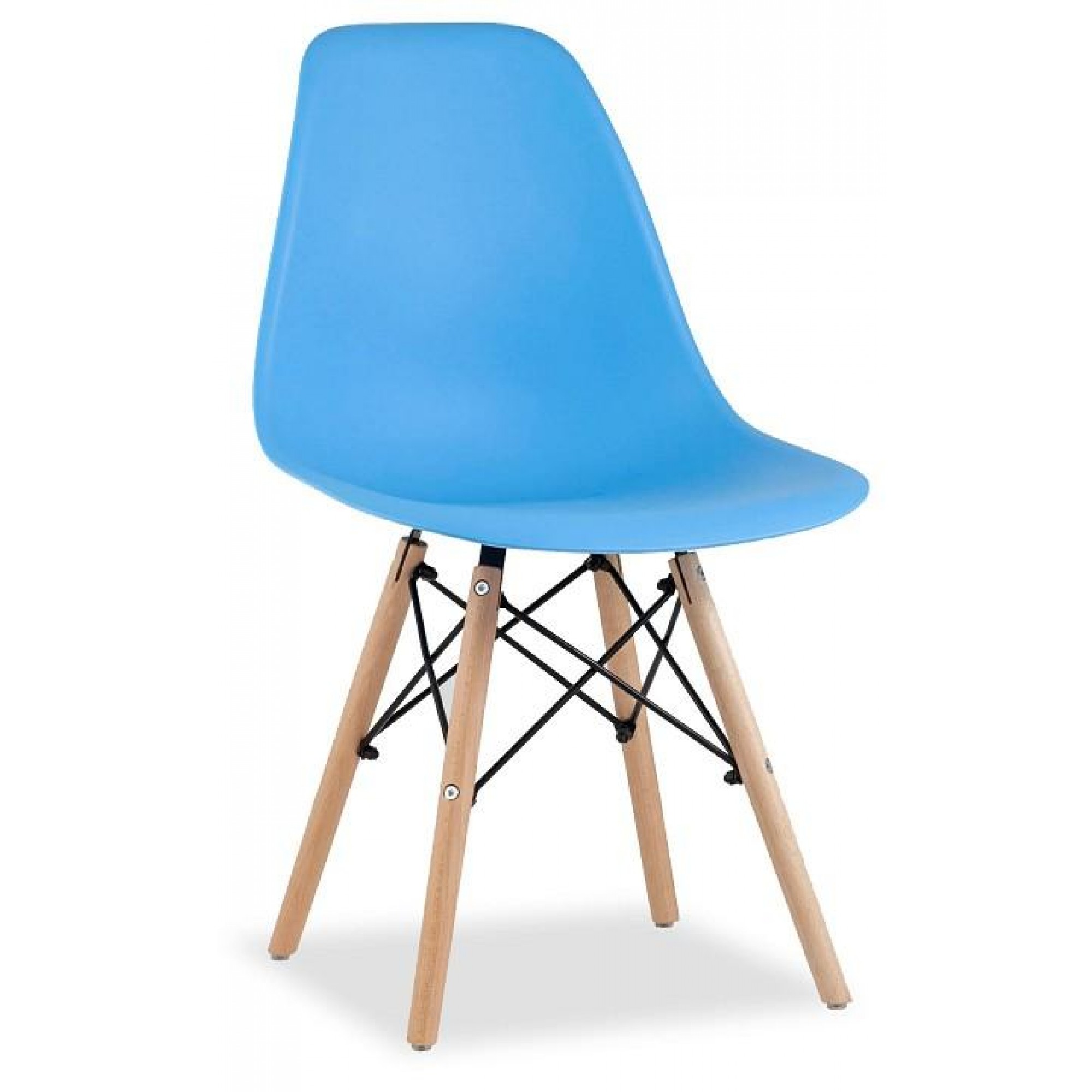 Набор из 4 стульев Eames    SGR_Y801-light-blue-X4