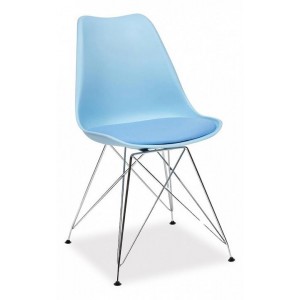 Стул Tulip Iron Chair (mod.EC-123) голубой TET_15420