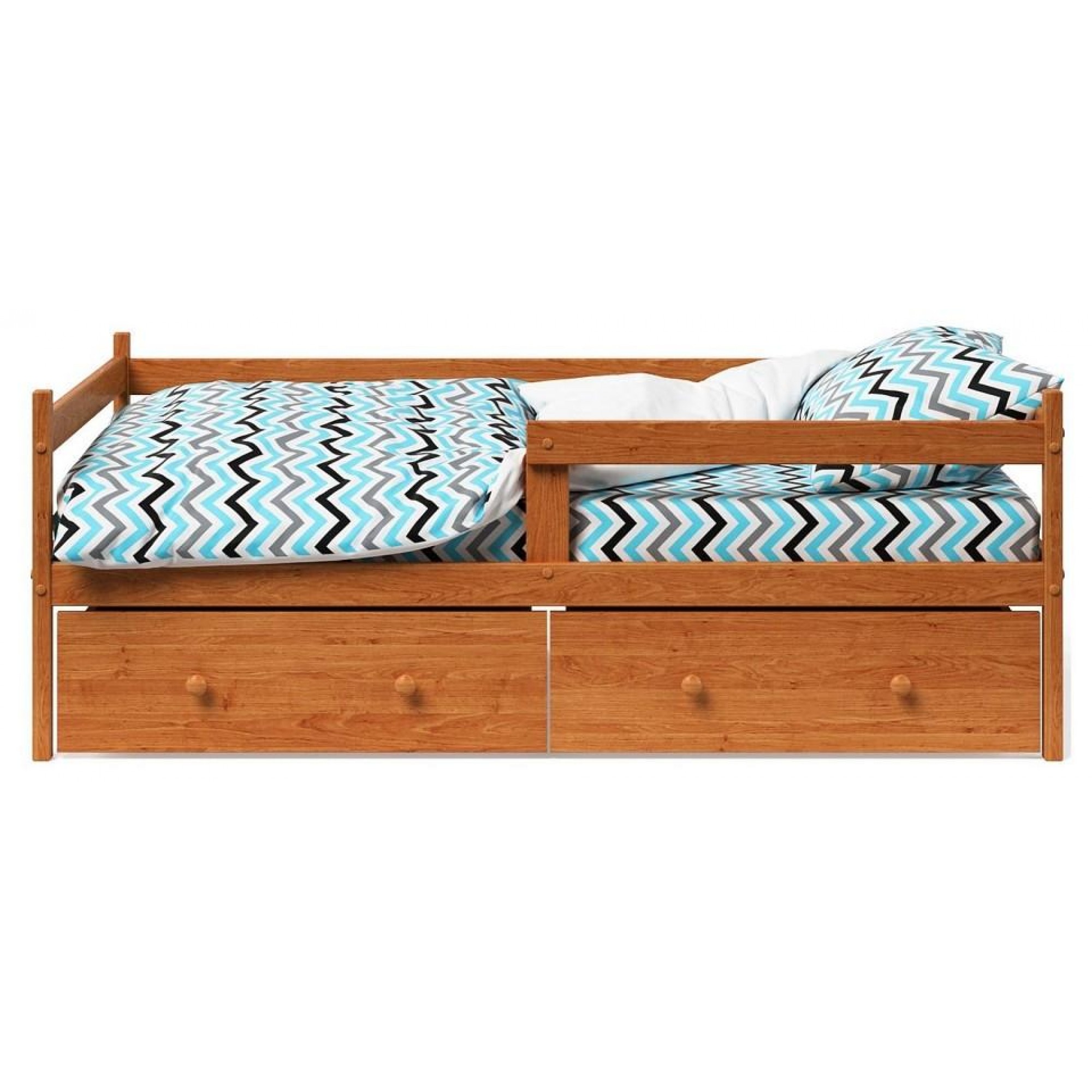 Кровать Р425 древесина коричневая нейтральная ольха 1660x870x600(MZG_404566)