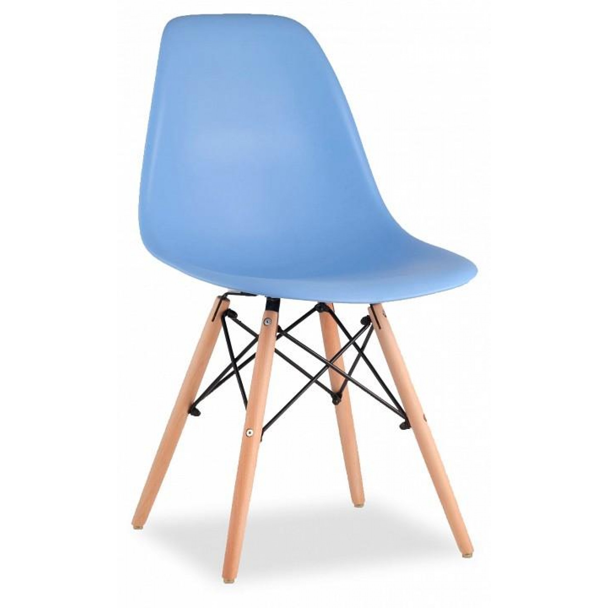 Набор из 4 стульев Eames    SGR_8056PP-LIGHT-BLUE-60202-X4