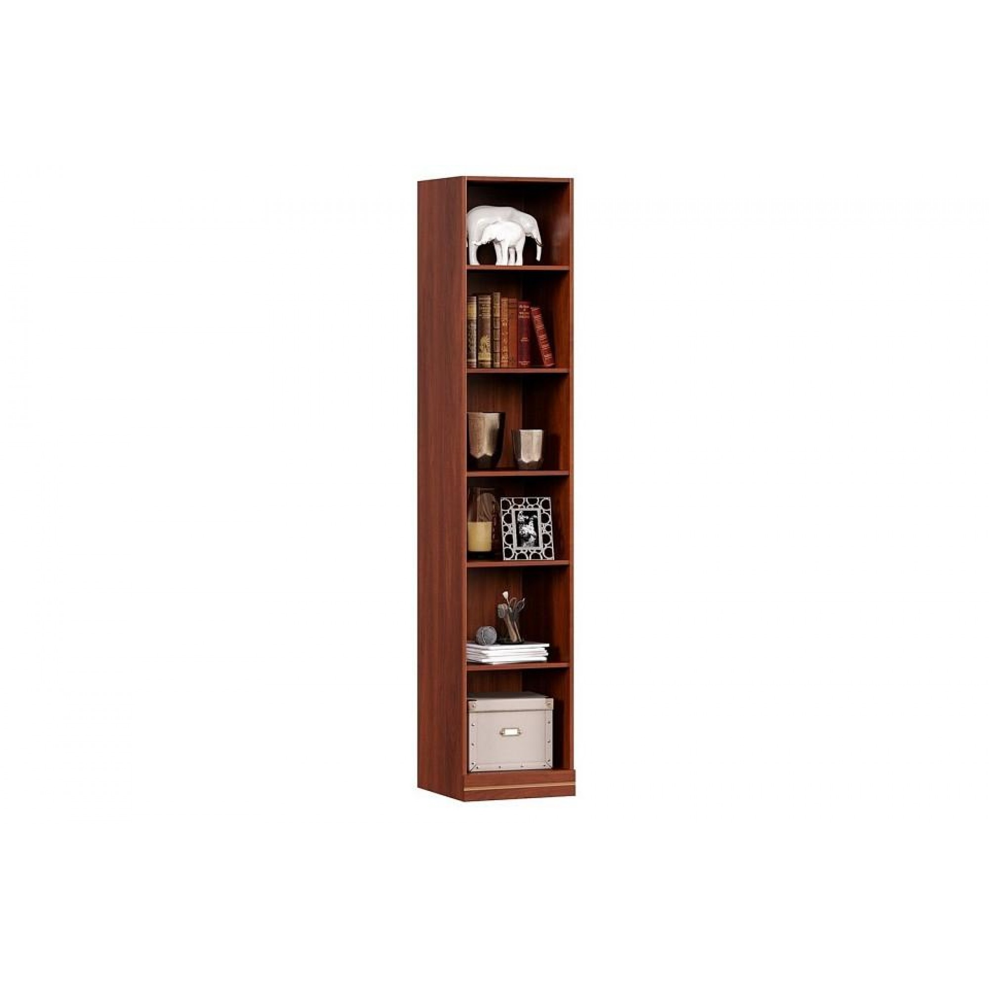 Шкаф комбинированный Александрия древесина коричневая нейтральная орех 442x462x2262(LD_42639)