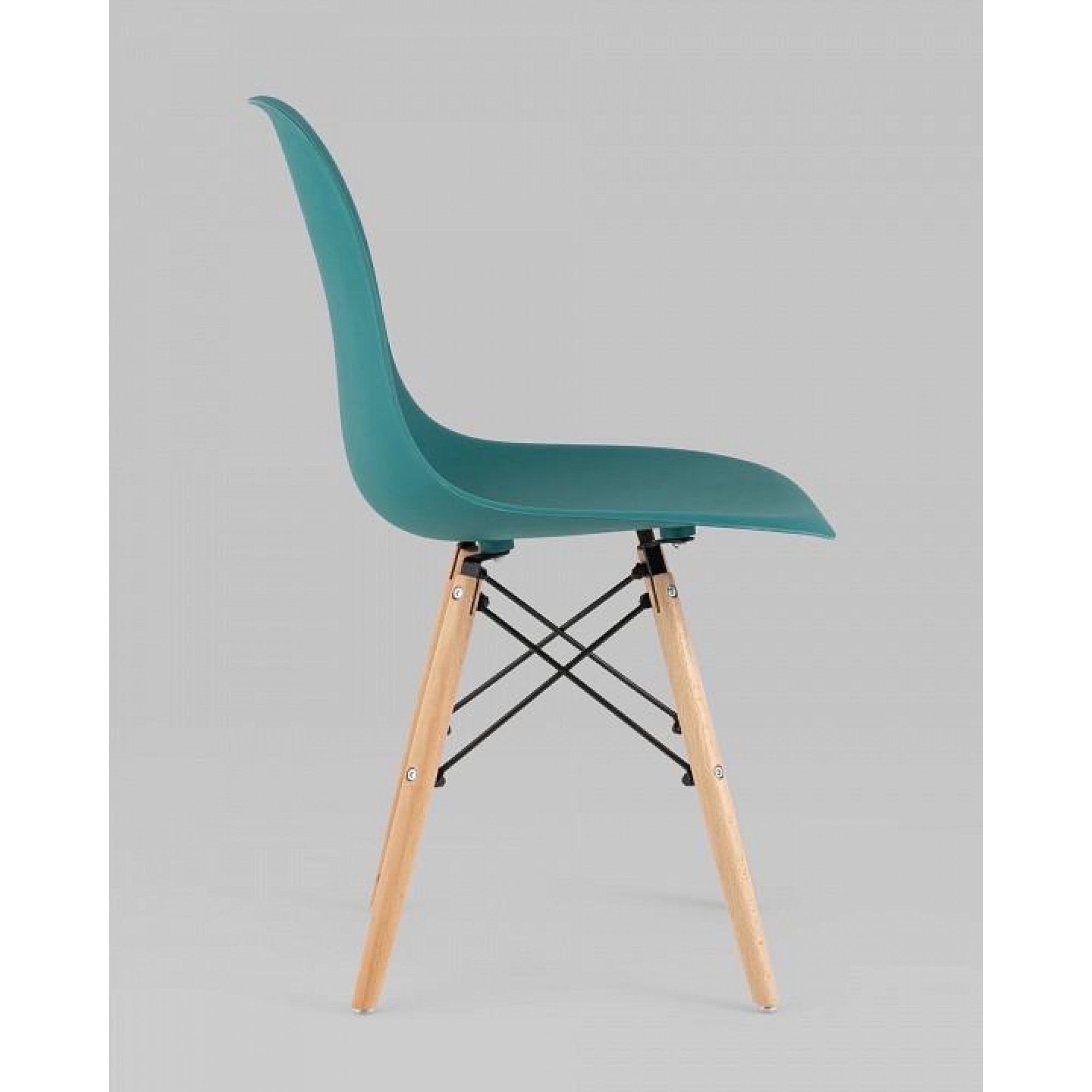 Набор из 4 стульев Eames    SGR_Y801-dark-green-X4