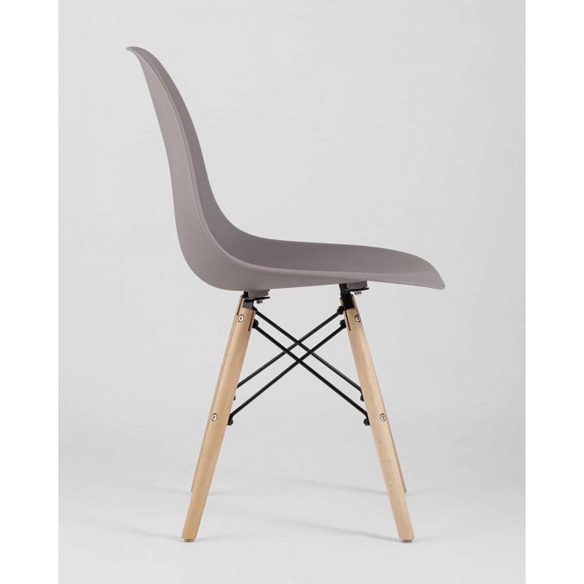 Набор из 4 стульев Eames    SGR_Y801-dark-grey-X4