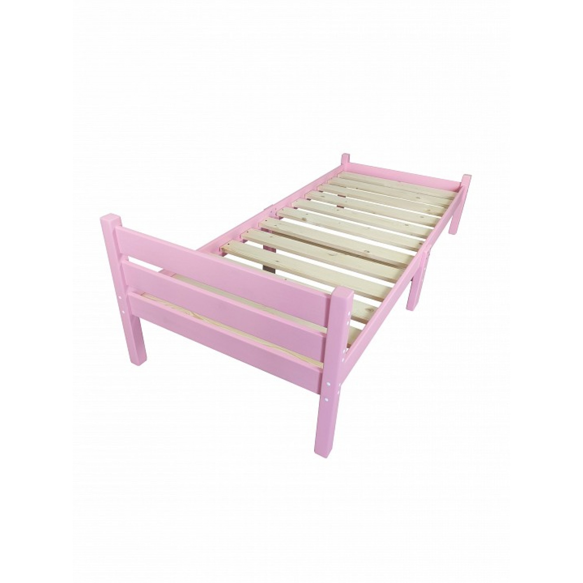 Кровать односпальная Компакт 2000x1000 розовый    SLR_kompakt100roz