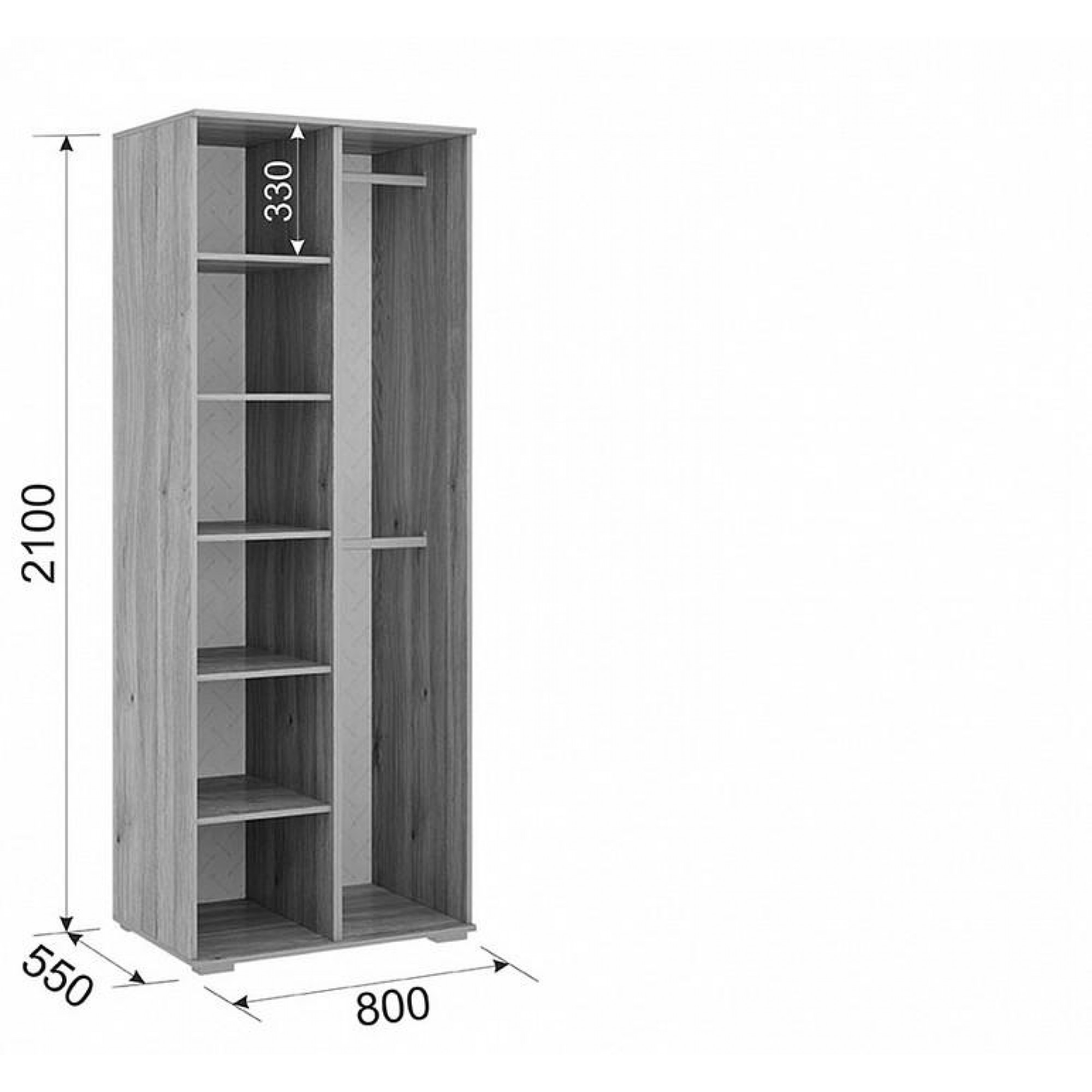 Гарнитур для детской Модерн КД47    MBS_KD47Modern-2211