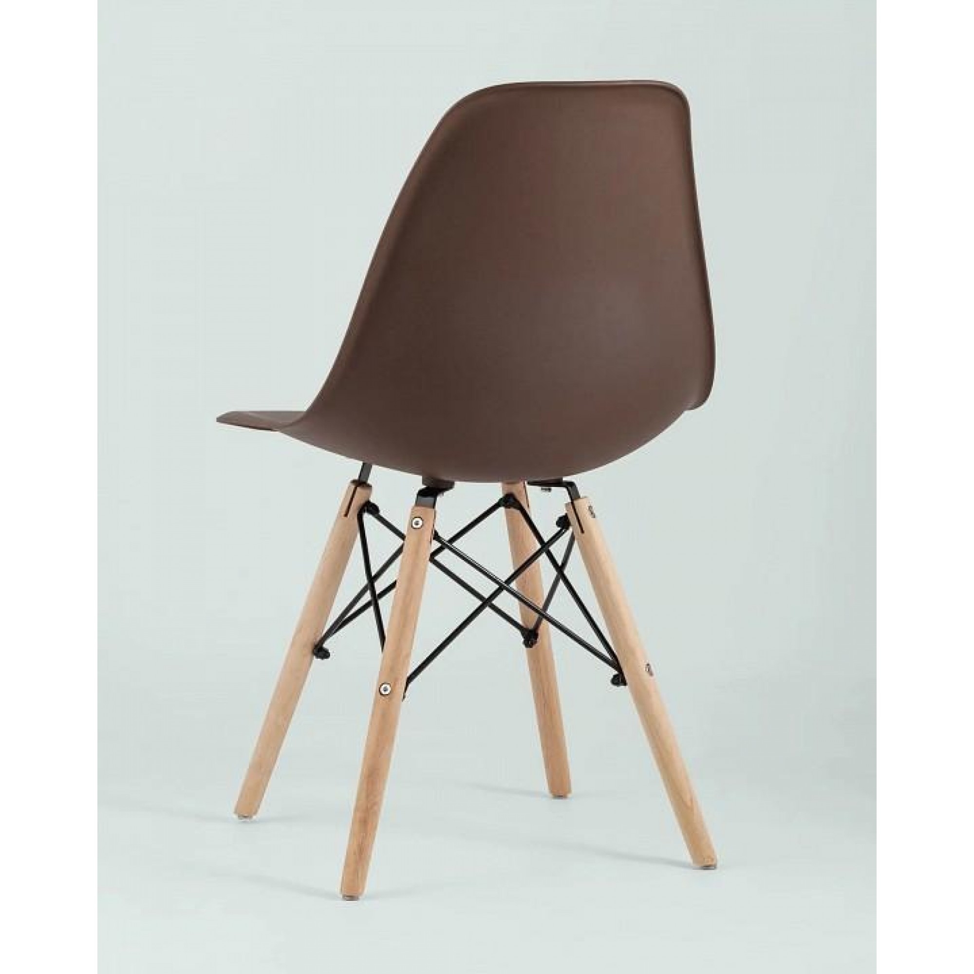 Набор из 4 стульев Eames    SGR_Y801-brown-X4