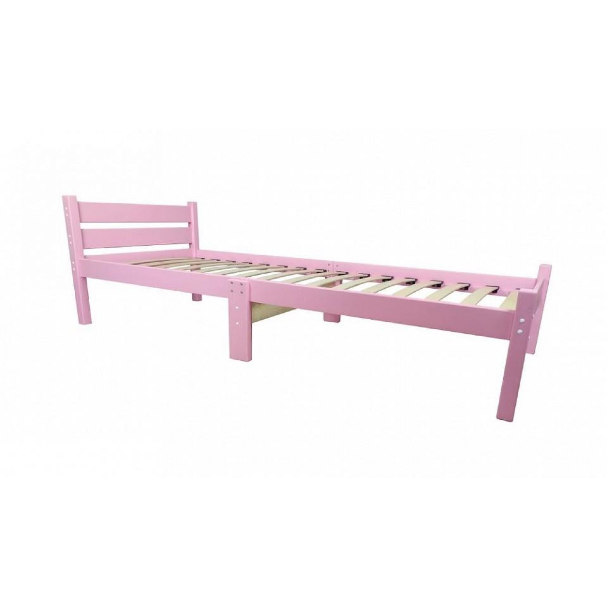 Кровать односпальная Компакт Орто 2000x600 розовый    SLR_ortokompakt60roz
