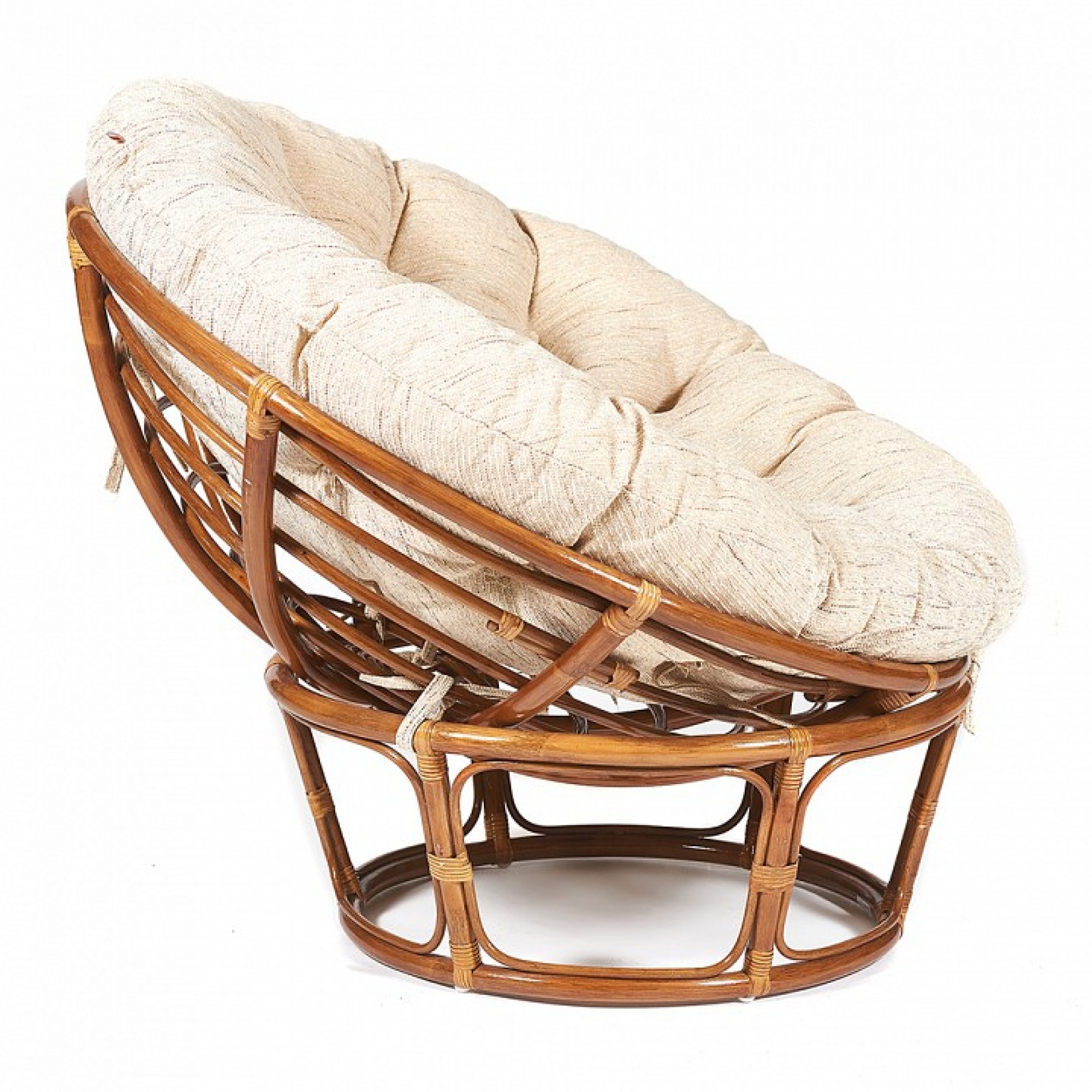 Кресло Papasan 23/01W древесина коричневая нейтральная орех 1150x980x930(TET_10522)