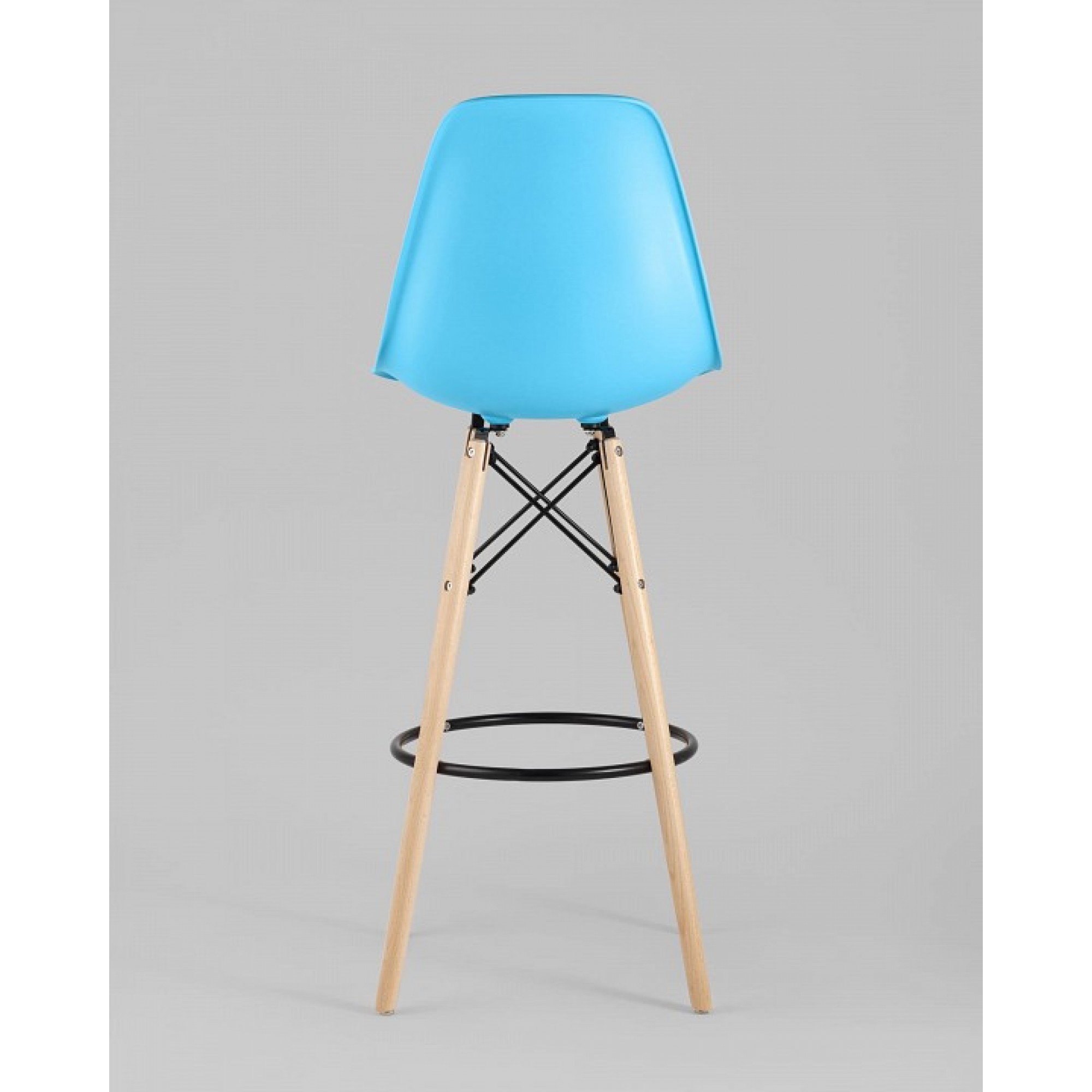 Стул барный Eames    SGR_8056H_BLUE_90072_SEAT_DUAL