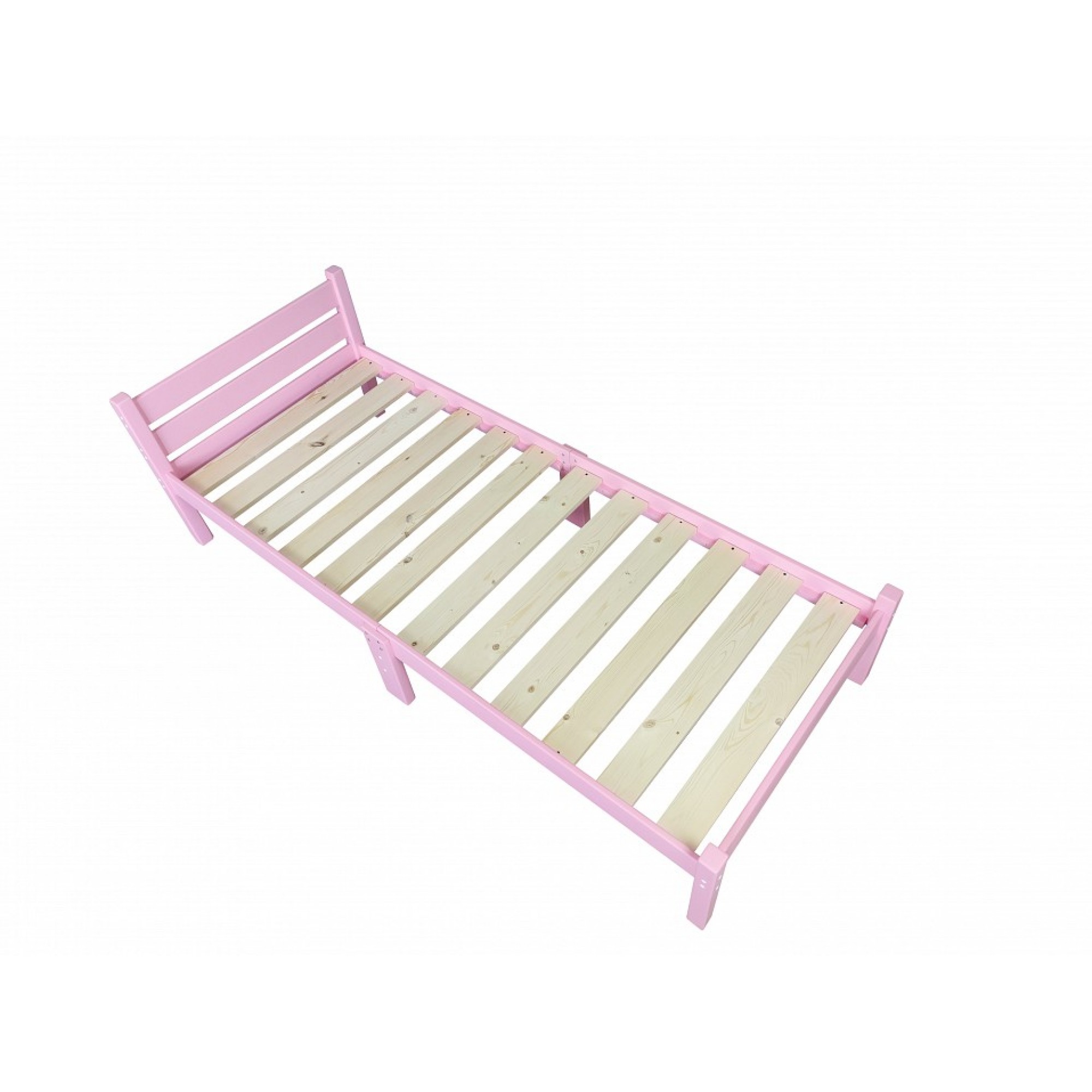 Кровать односпальная Компакт 2000x600 розовый    SLR_kompakt60roz