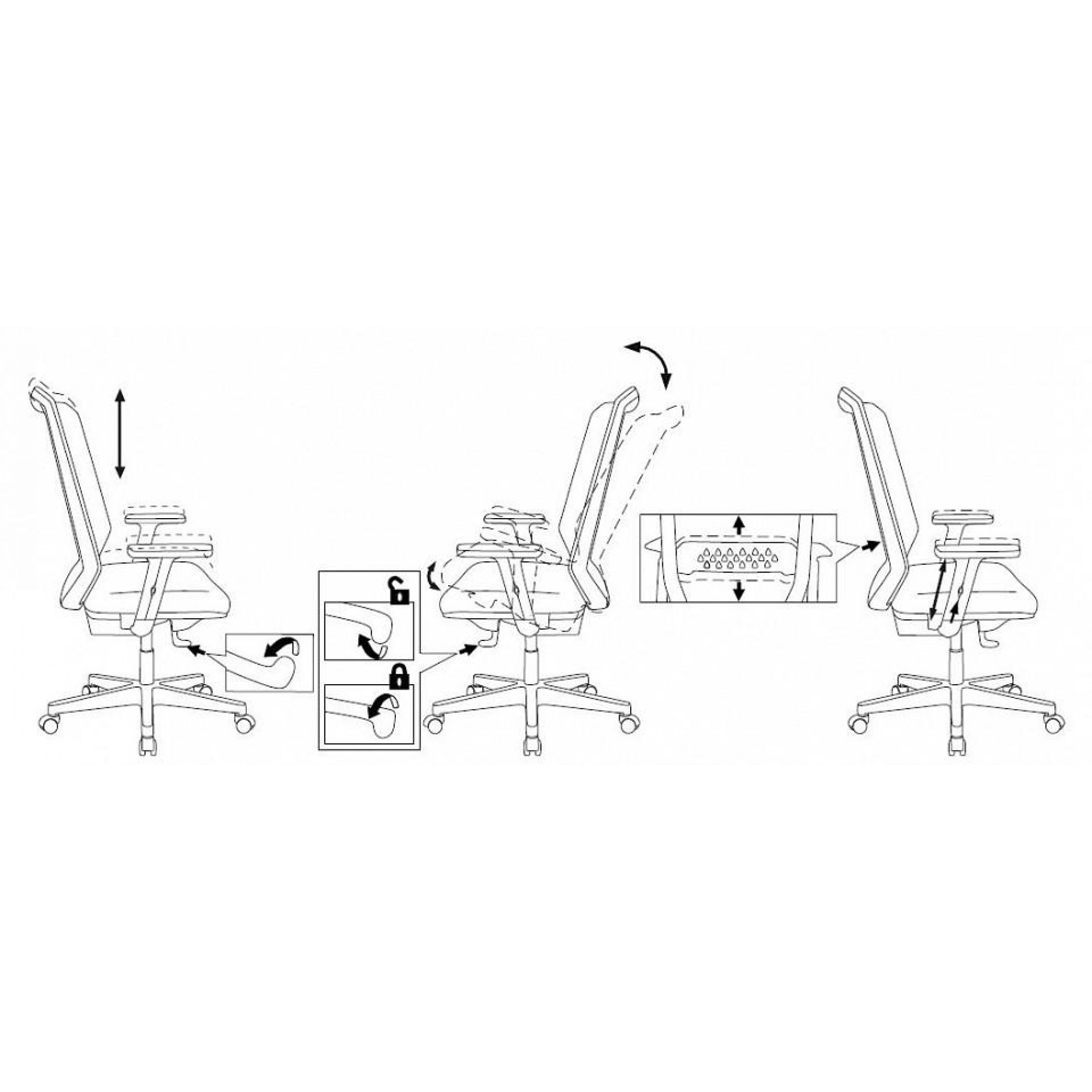 Кресло компьютерное Бюрократ MC-611N    BUR_1486388