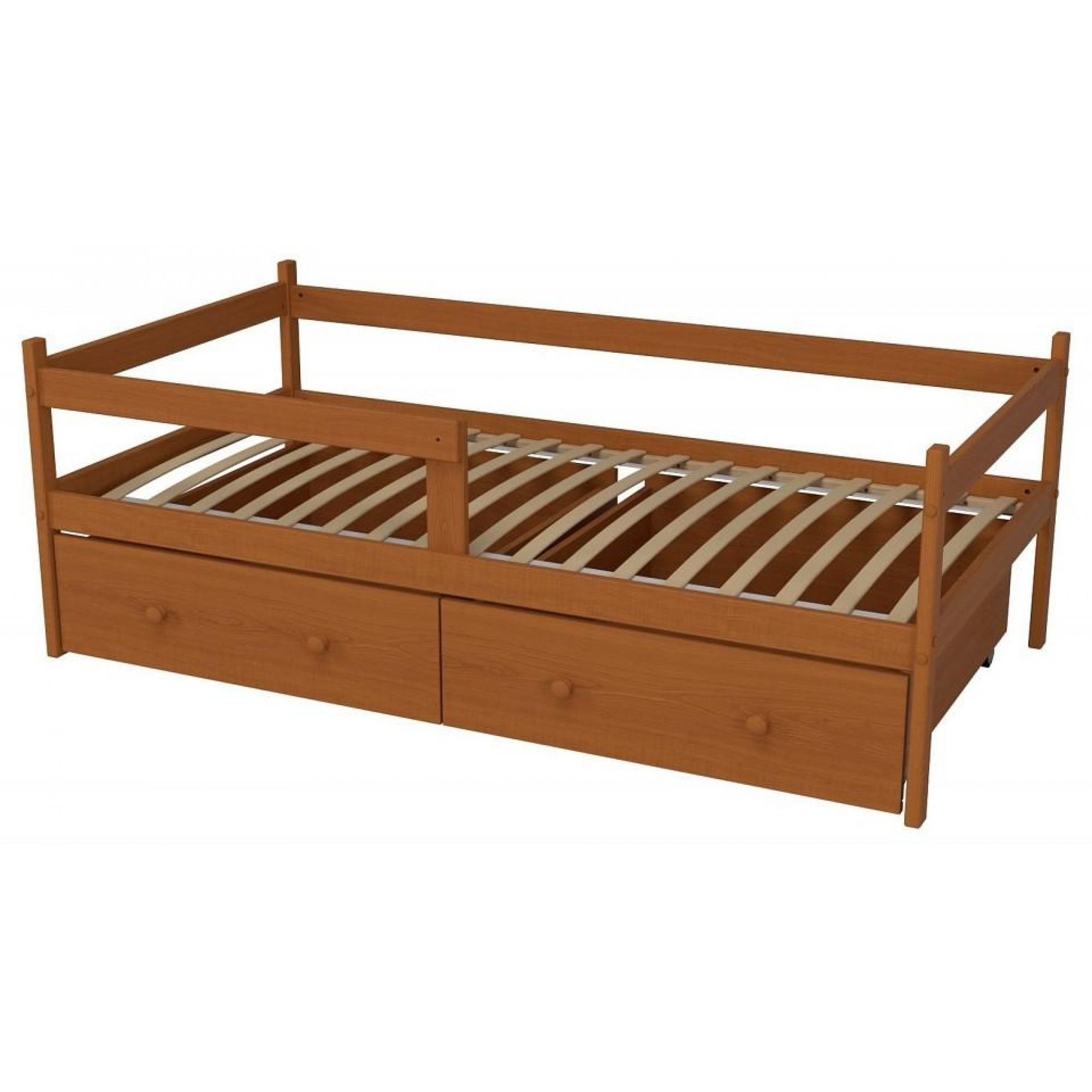 Кровать Р425 древесина коричневая нейтральная ольха 1660x870x600(MZG_404566)