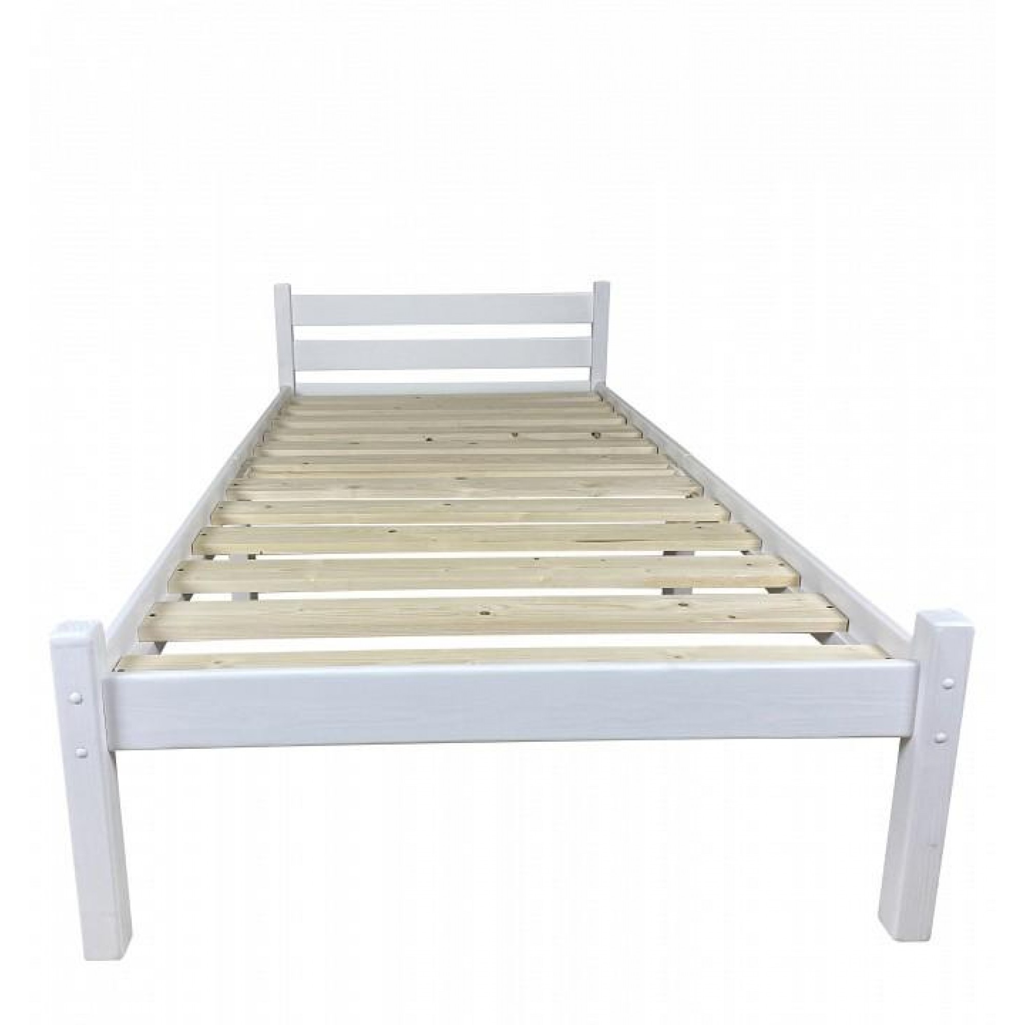 Кровать односпальная Компакт 2000x1000 белый    SLR_kompakt100bel