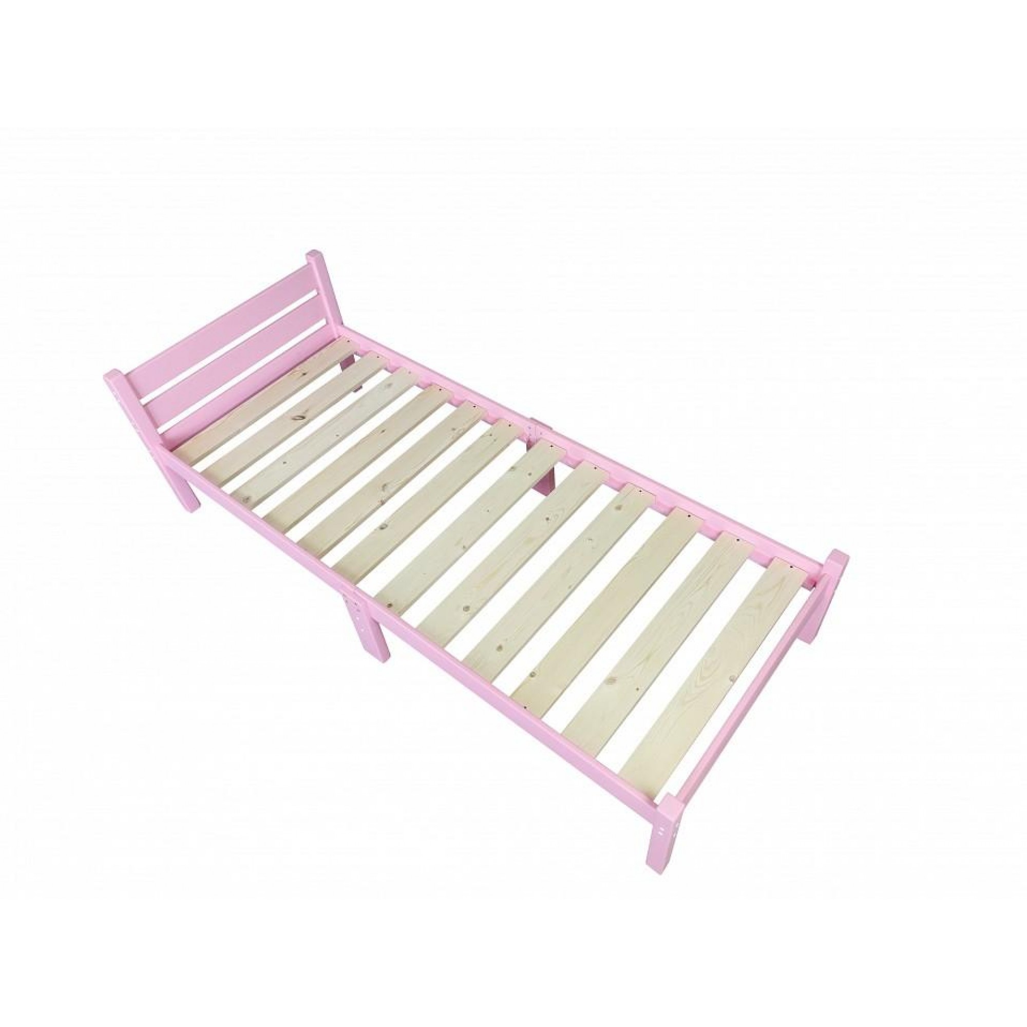 Кровать односпальная Компакт 2000x800 розовый    SLR_kompakt80roz