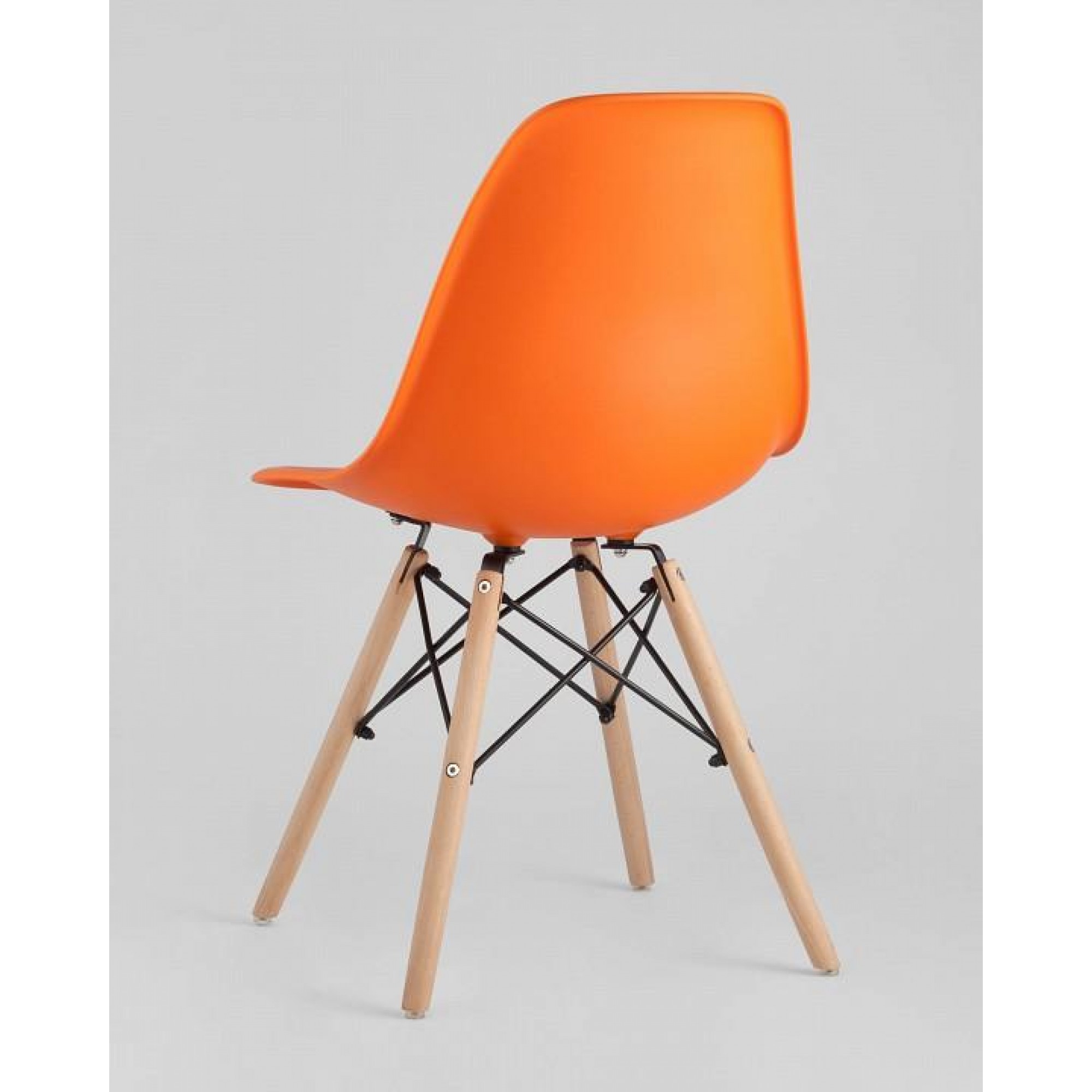 Набор из 4 стульев Eames    SGR_8056PP-ORANGE-X4