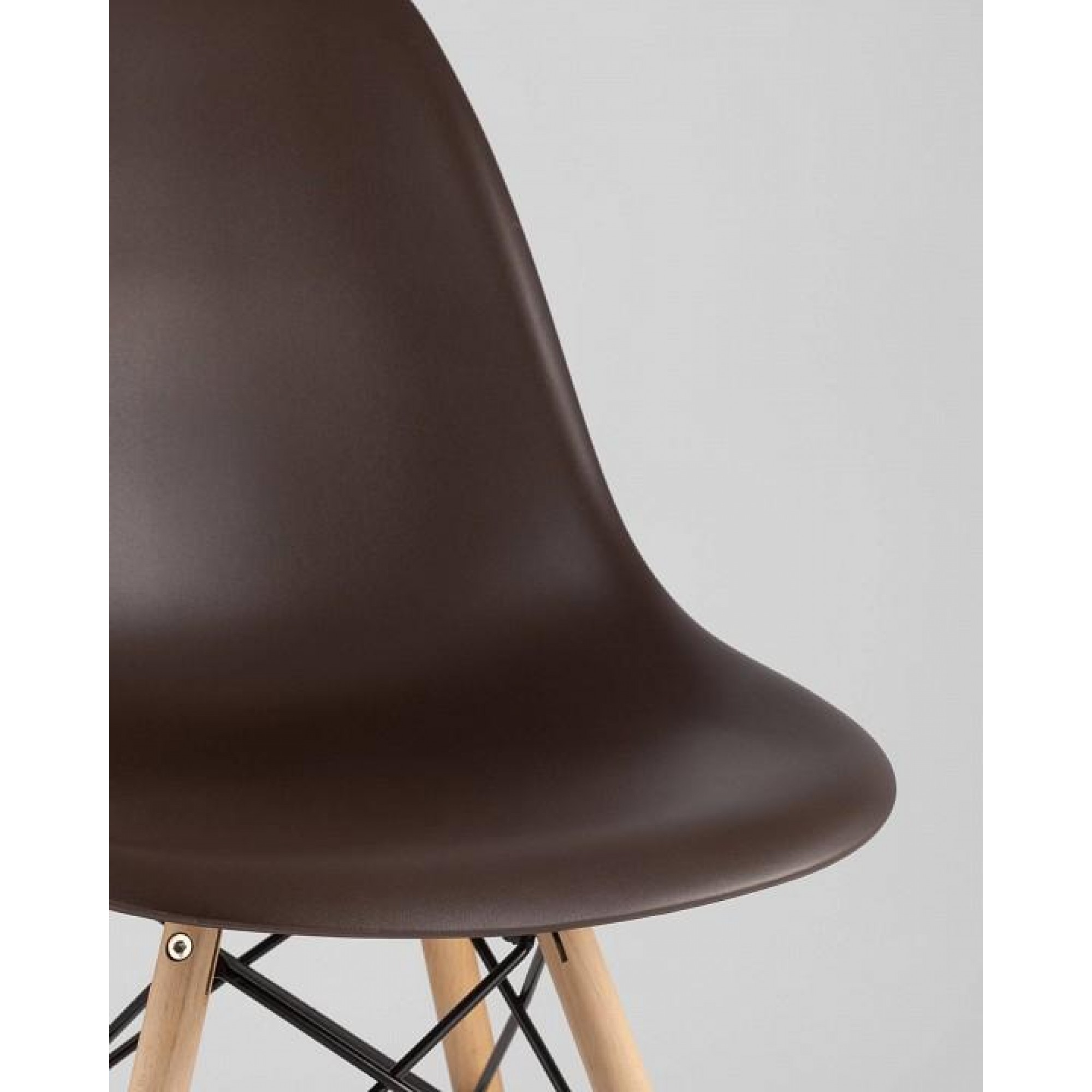 Стул Eames    SGR_8056PP-BROWN-66009