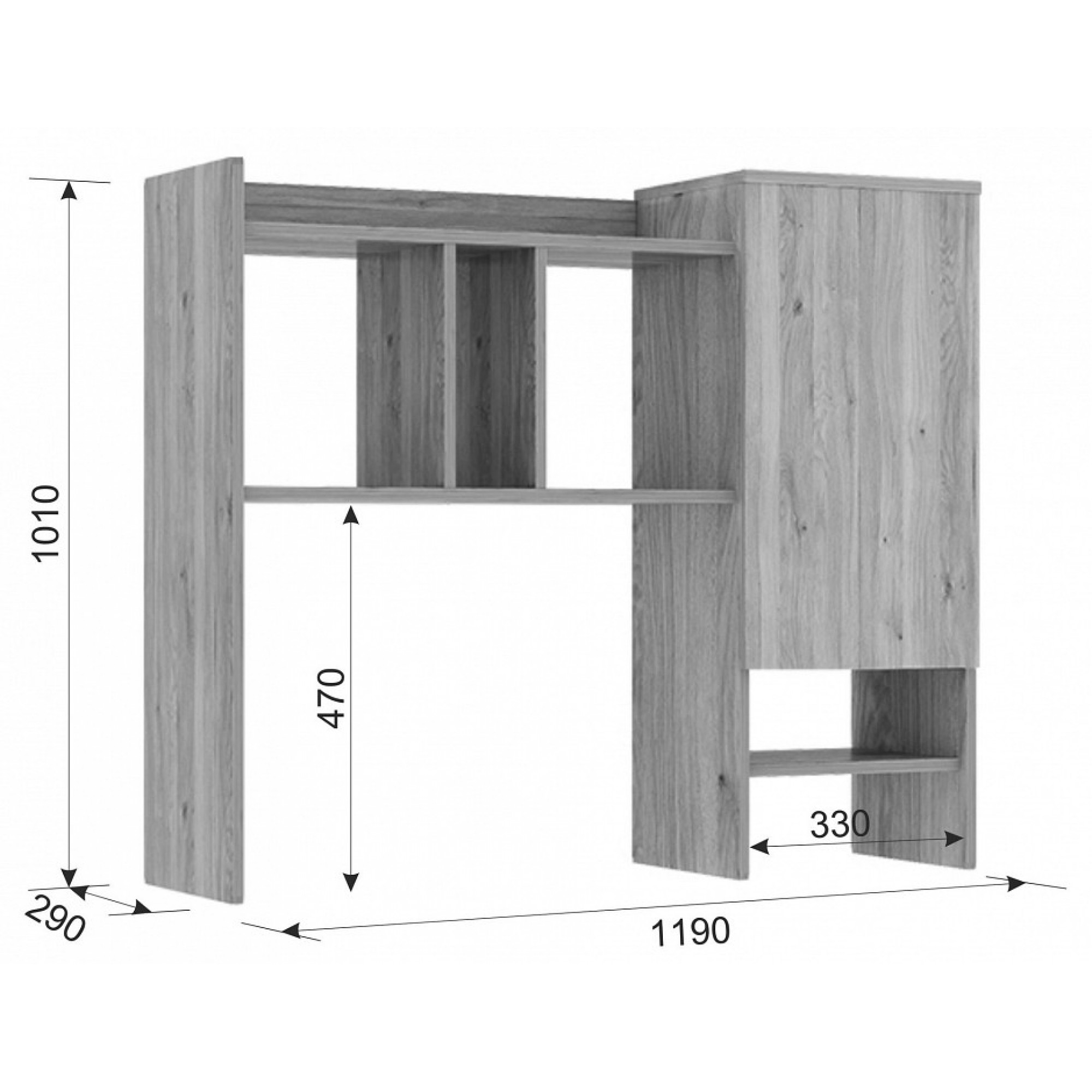 Гарнитур для детской Модерн КД110    MBS_KD110Modern-2208