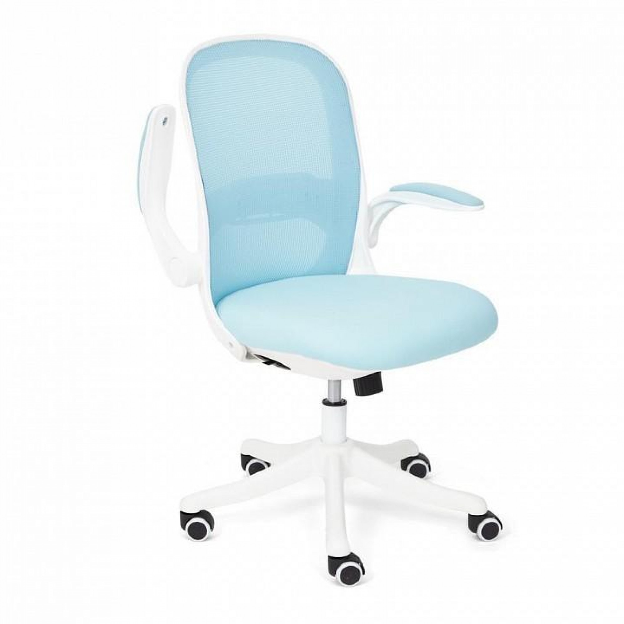 Кресло компьютерное Happy голубой 570x470x980-1060(TET_14065)