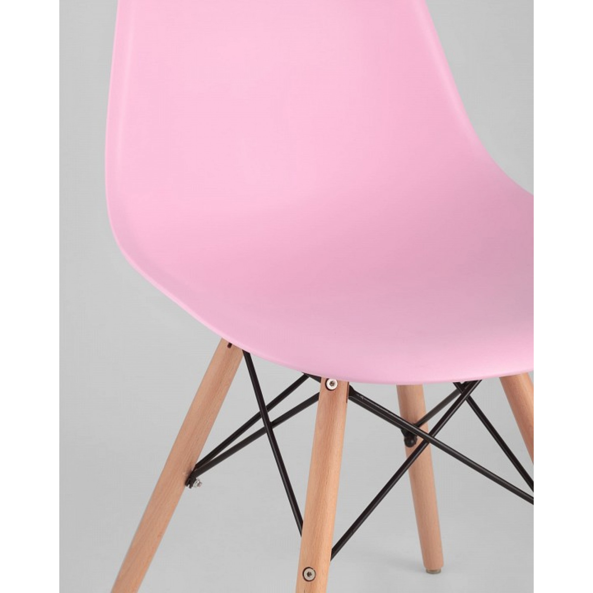 Набор из 4 стульев Eames бежевый SGR_8056PP-PINK-X4