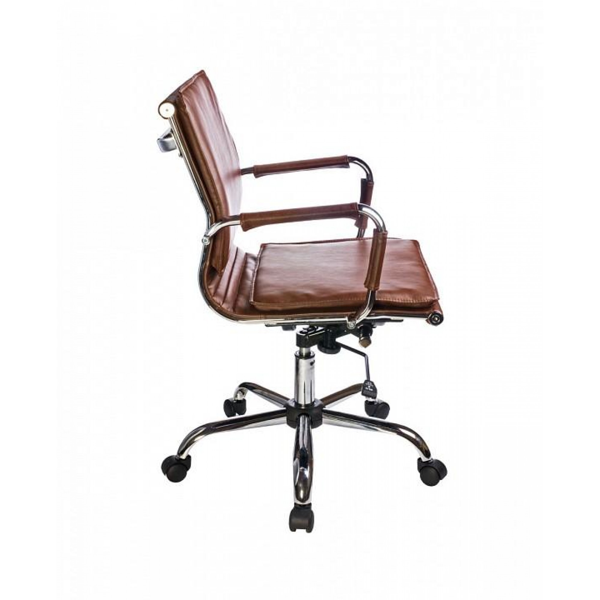 Кресло компьютерное Бюрократ CH-993-low коричневое    BUR_CH-993low_brown