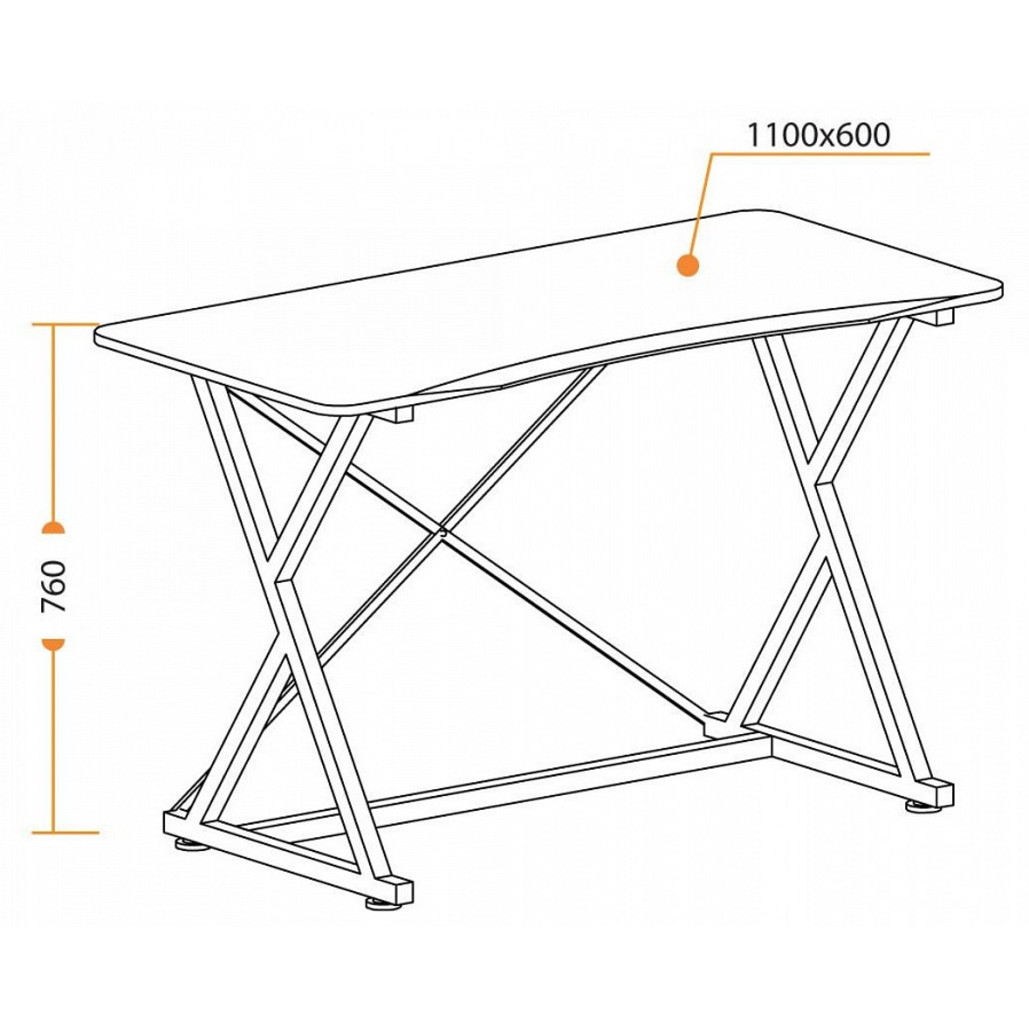 Стол компьютерный GD-05    TET_15257