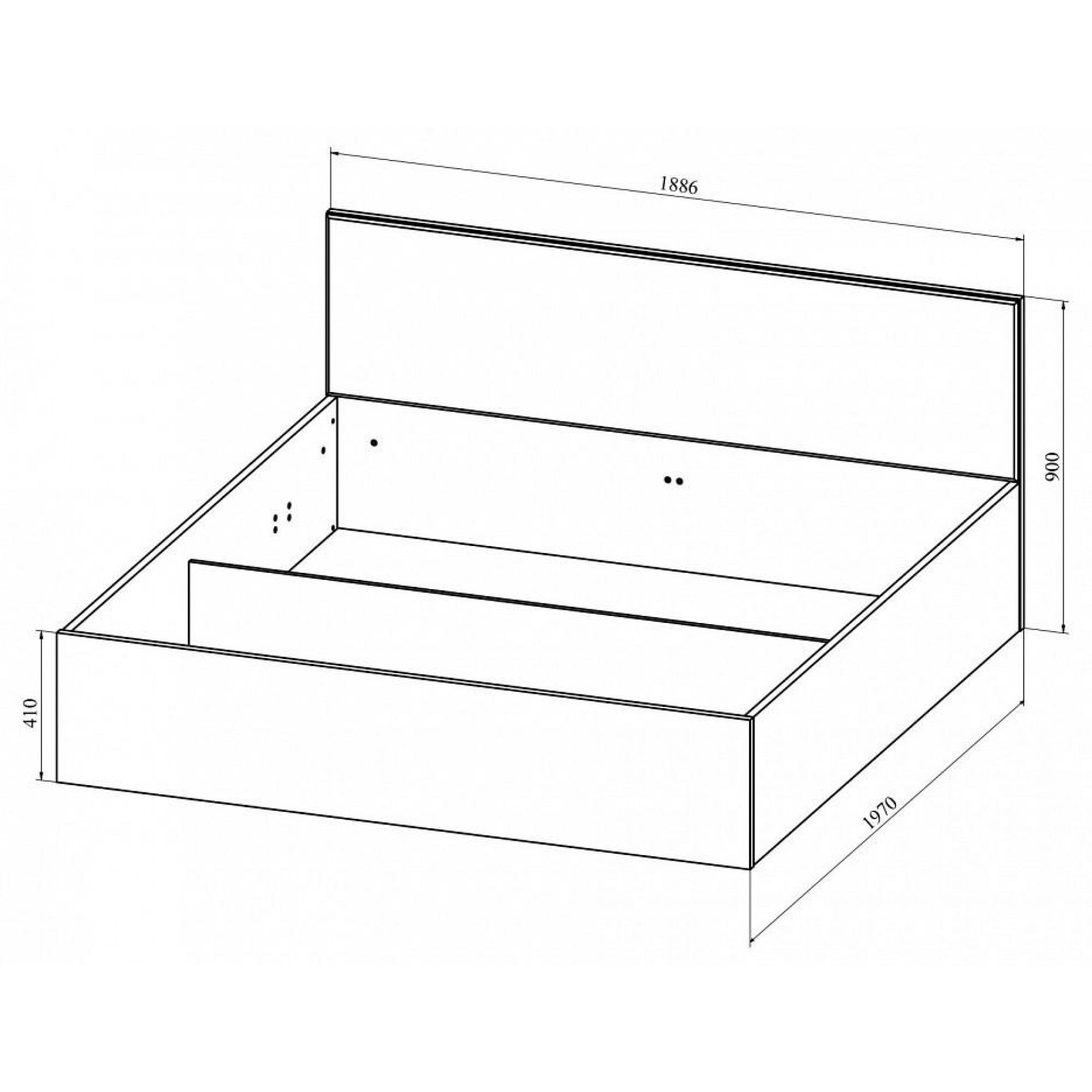 Кровать двуспальная Анастасия АН-28К    KOM_AN-28K_1900-1800_system_3-1