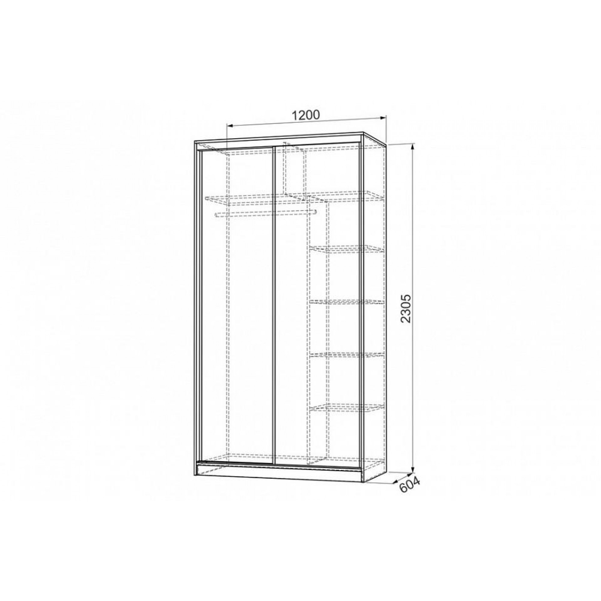 Шкаф-купе Рио 4-600 токио    MBS_SK-04R37_1544