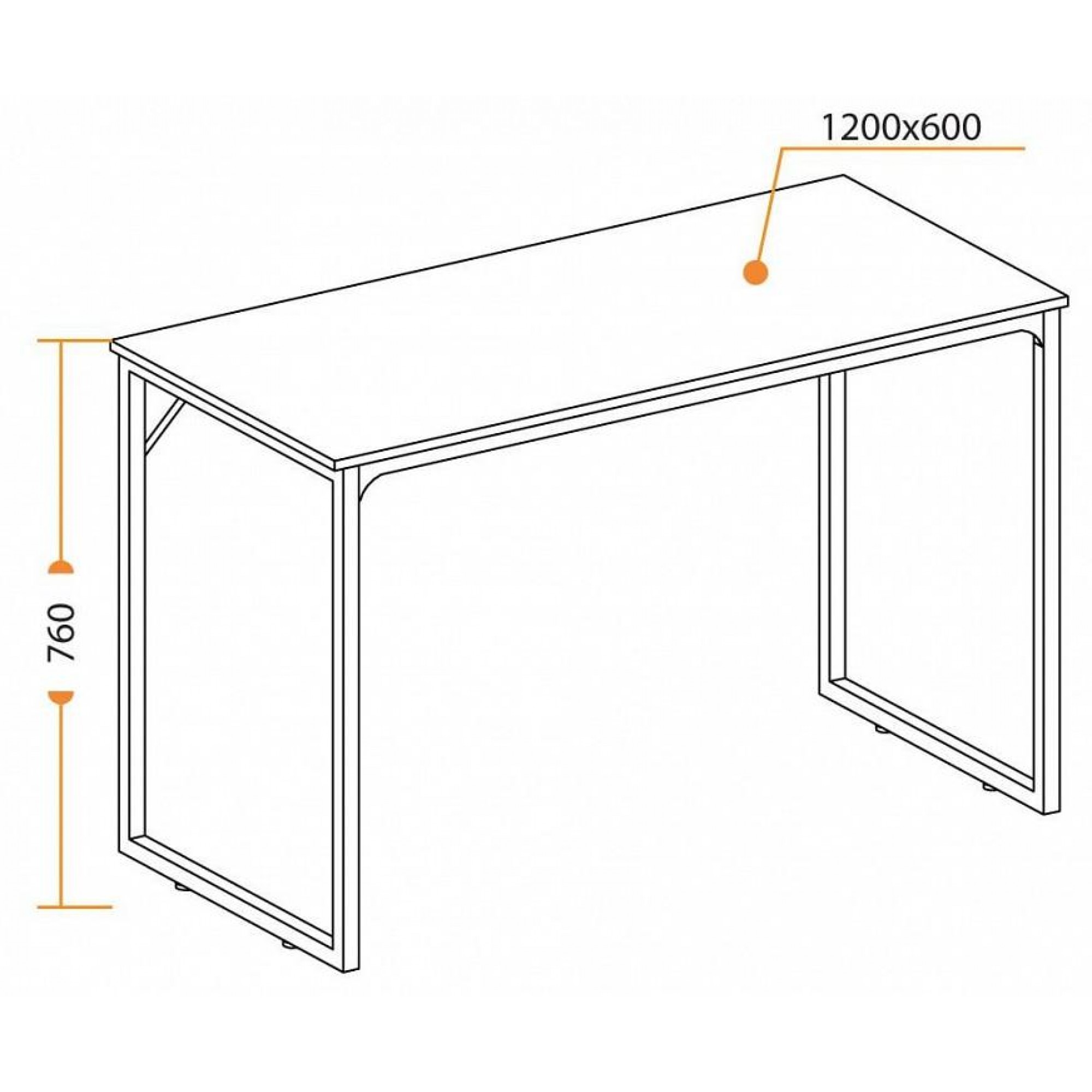 Стол письменный WD-08    TET_15243