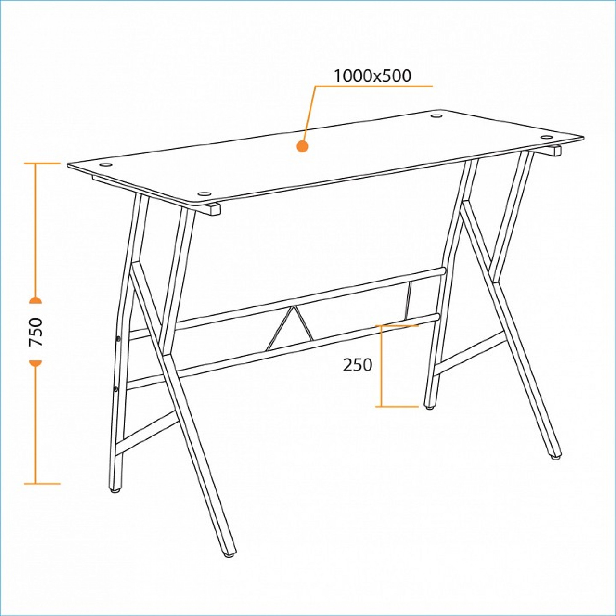 Стол компьютерный Gd-02    TET_14256